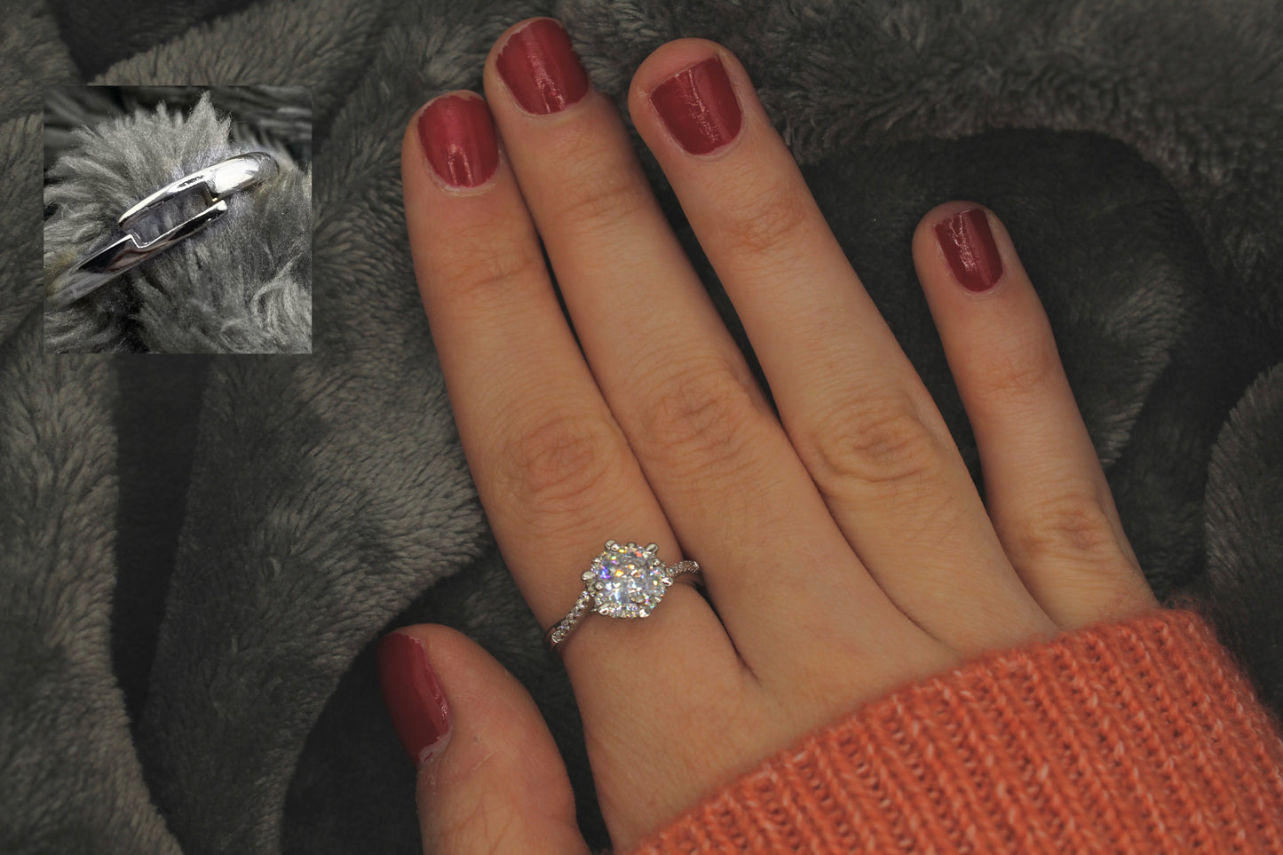 Bague Solitaire « Anahid »