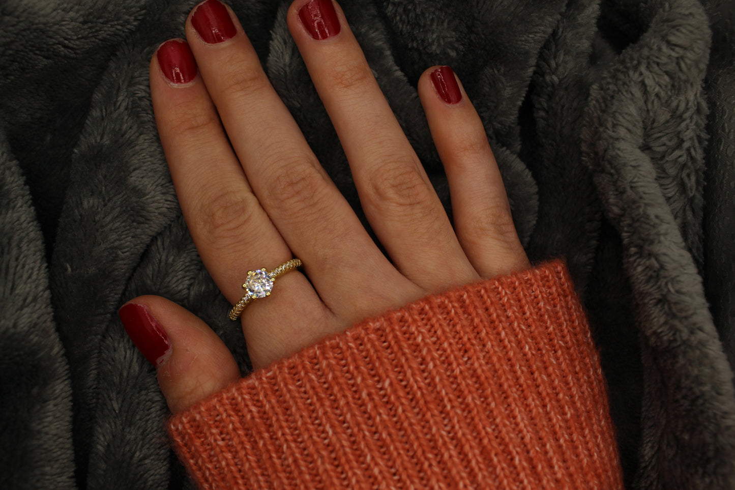 Bague Solitaire « Liana »