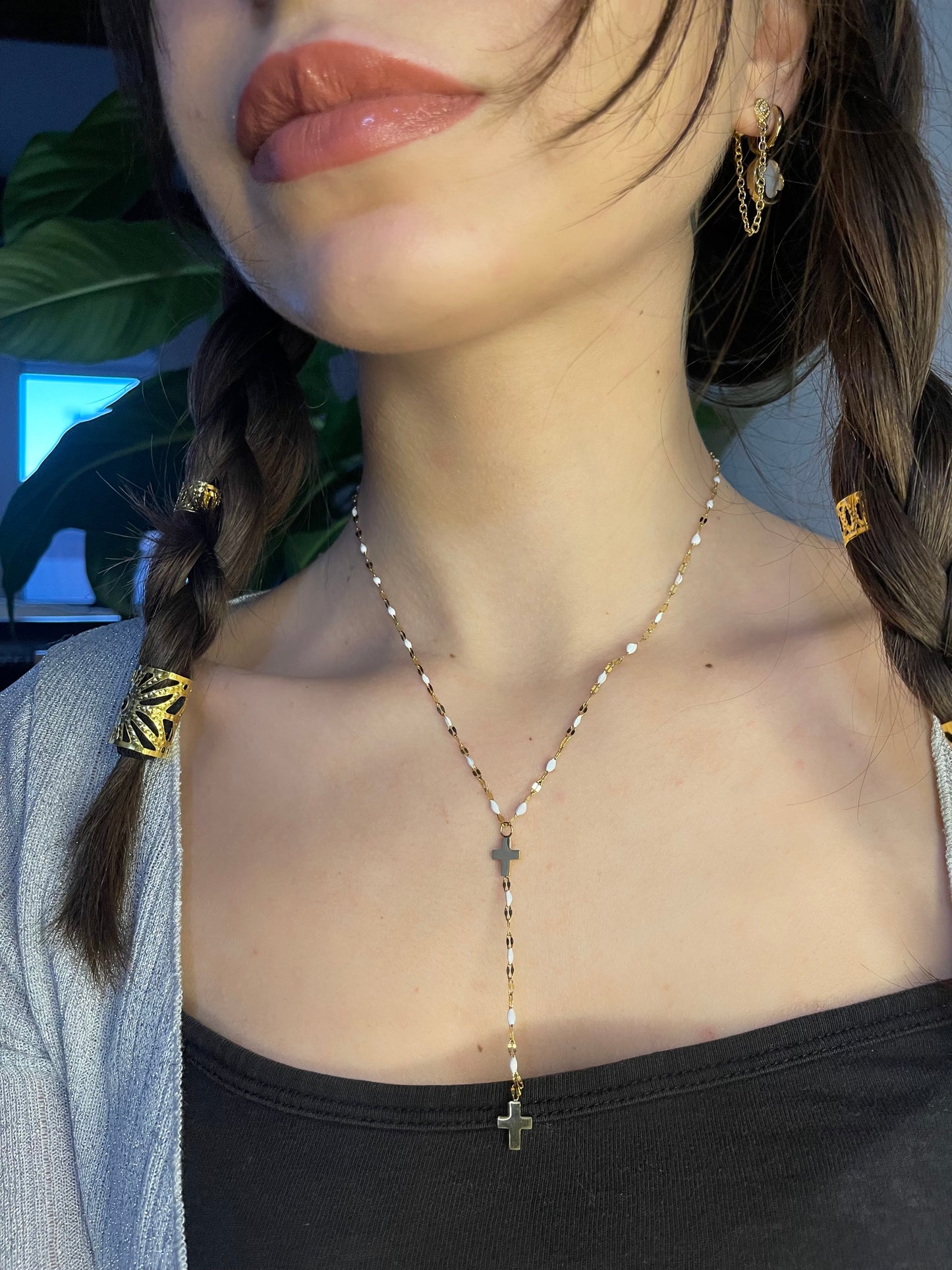 Collier croix « khatch »