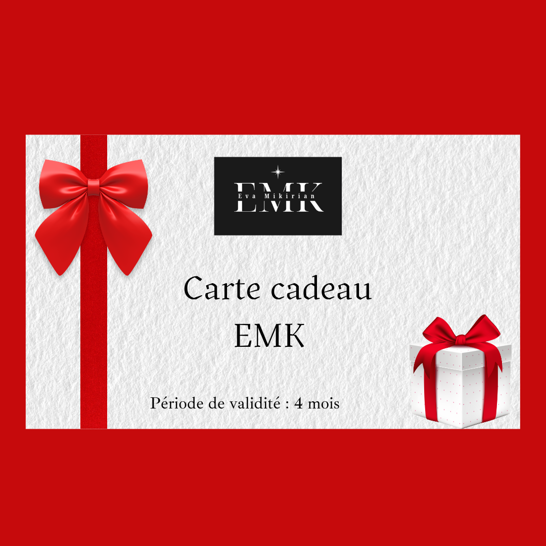 Découvrez nos cartes cadeaux EMK !