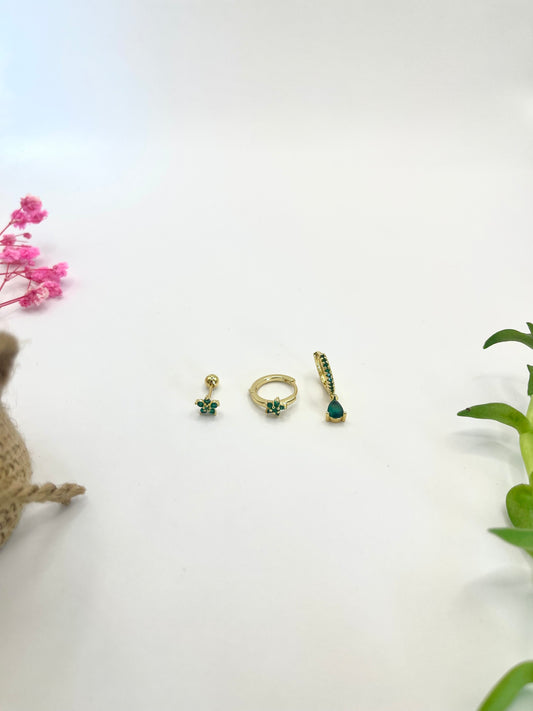 Boucle d’oreille trio « Inesa »